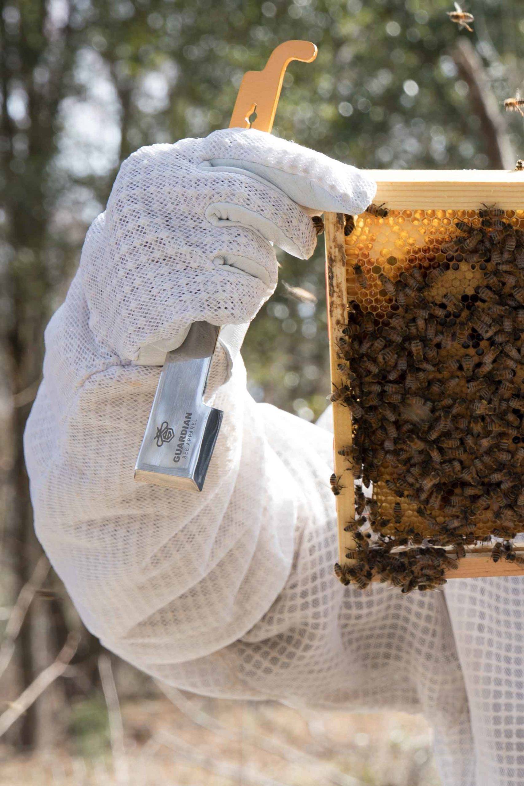 Details about   Beekeeping Protective Gloves Long Sleeves Beekeeper Vented Professional beeh~ hu 