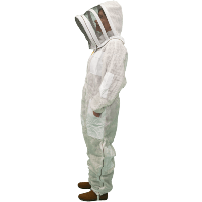 Imkerei Bee Keeping Jacket Veil Mask Schutzanzug Kleid Kittel Ausrüstung 