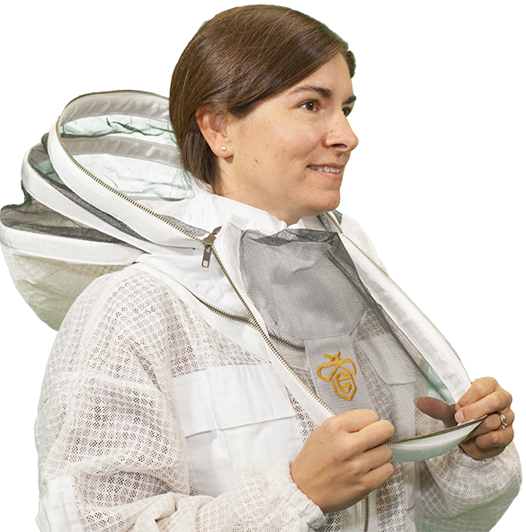 Details about   Beekeeping Suit Double Layer Cotton Breathable Beekeeping Jacket With Detachable 