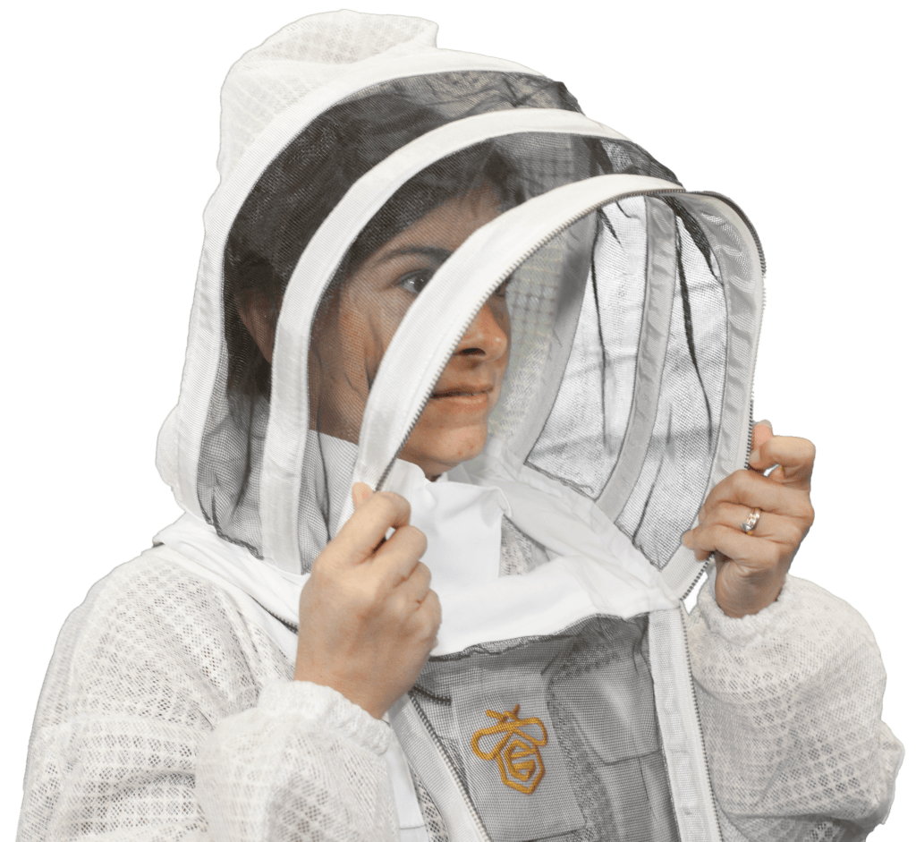 Easy Access Veil | Beekeeping Veil | Beekeeping Suits | Protective Beekeeping Apparel | Guardian Bee Apparel
